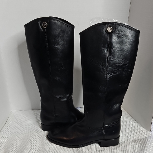 Frye Shoes - Frye Black Leather Over-the-Knee Riding Boots